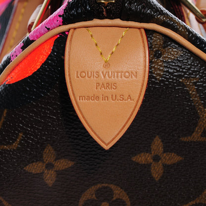 Louis Vuitton Monogram Roses Speedy 30 6 of 7