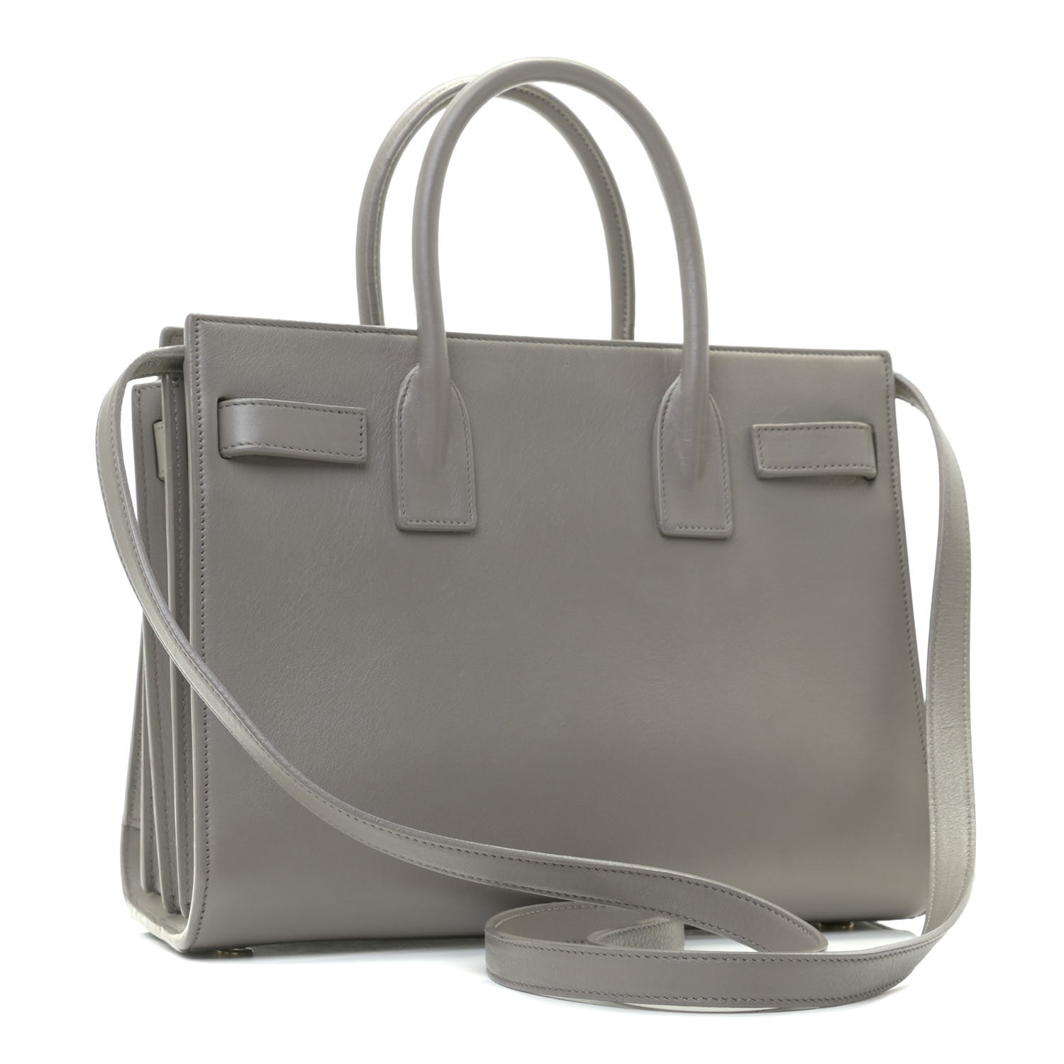 Saint Laurent Calfskin Baby Sac de Jour Fog 3 of 14