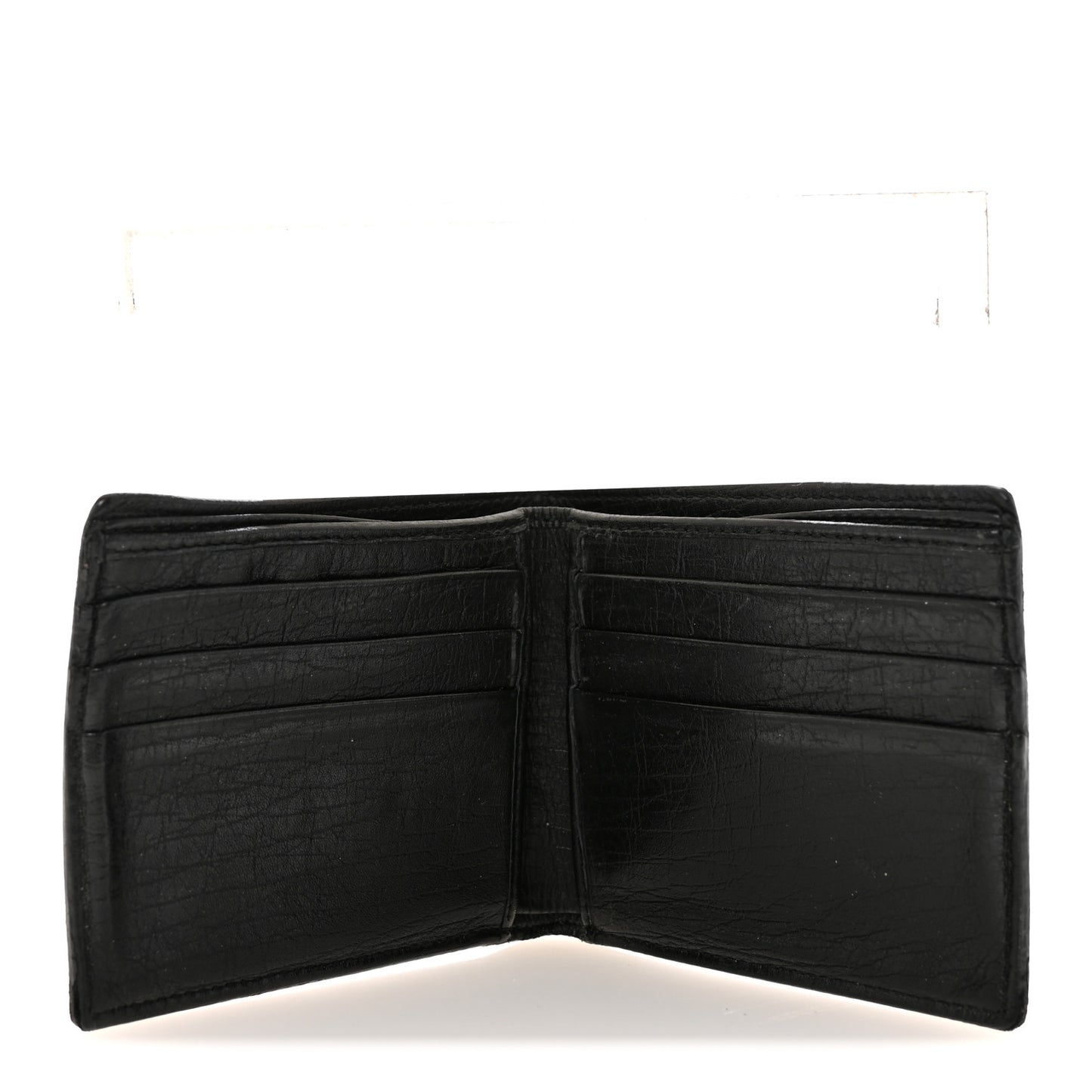GG Supreme Monogram Bi-Fold Wallet Black