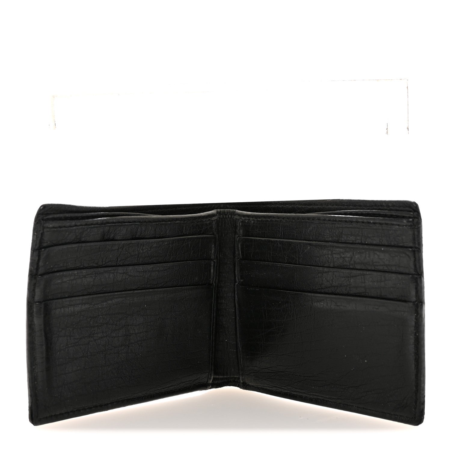 Gucci GG Supreme Monogram Bi-Fold Wallet Black 5 of 7
