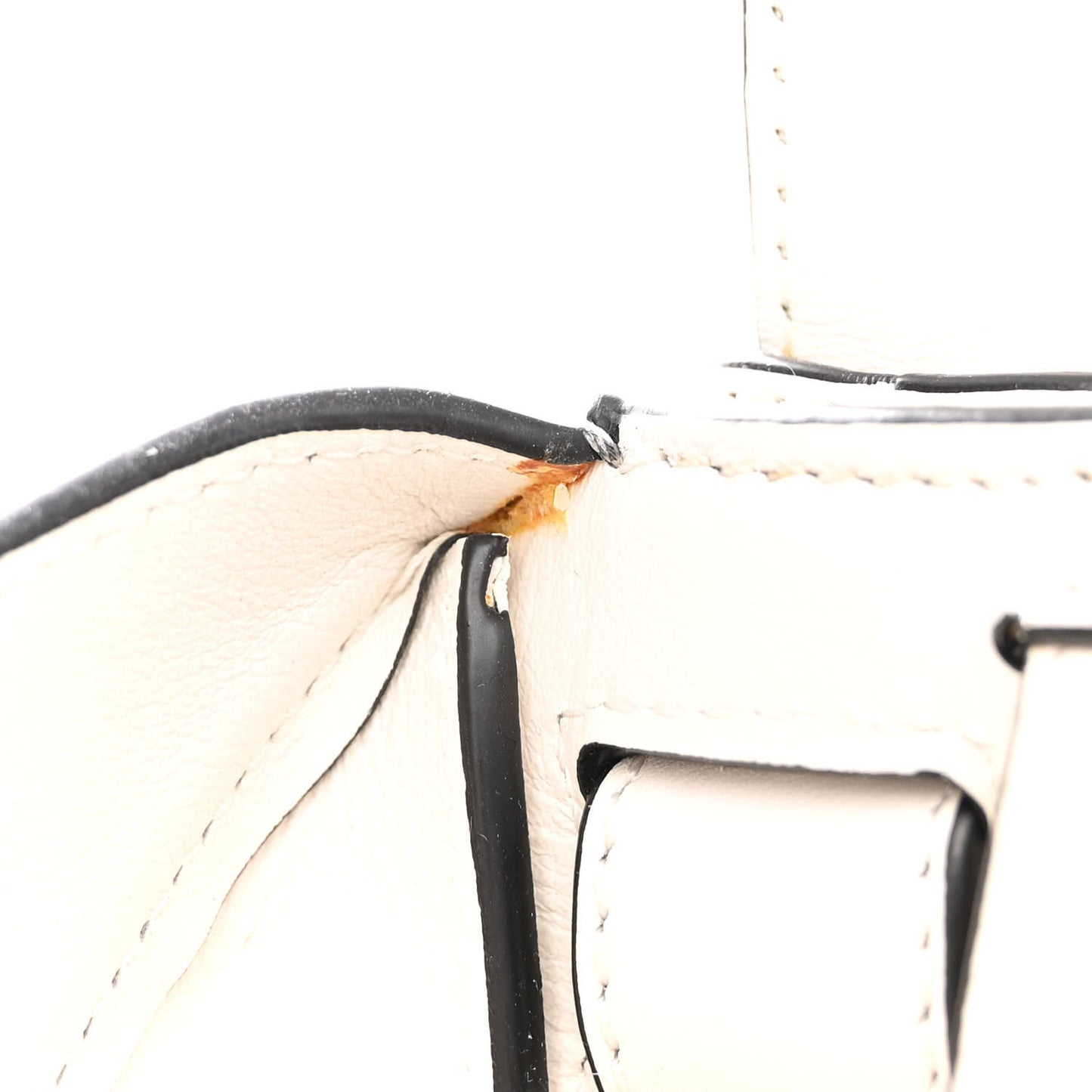 Calfskin Medium Tulip Hammock Shoulder Bag White