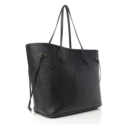 Louis Vuitton Empreinte Monogram Giant Neverfull MM Black 4 of 11