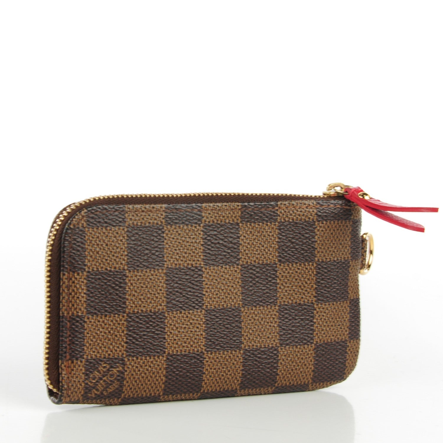 Louis Vuitton Damier Ebene Complice Trunks and Bags Key Pouch Red 3 of 7