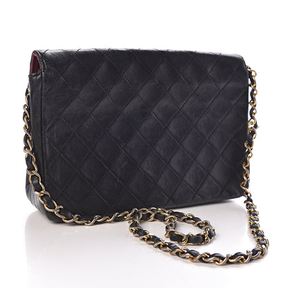 Chanel Lambskin Quilted Small Single Flap Black 3 of 14