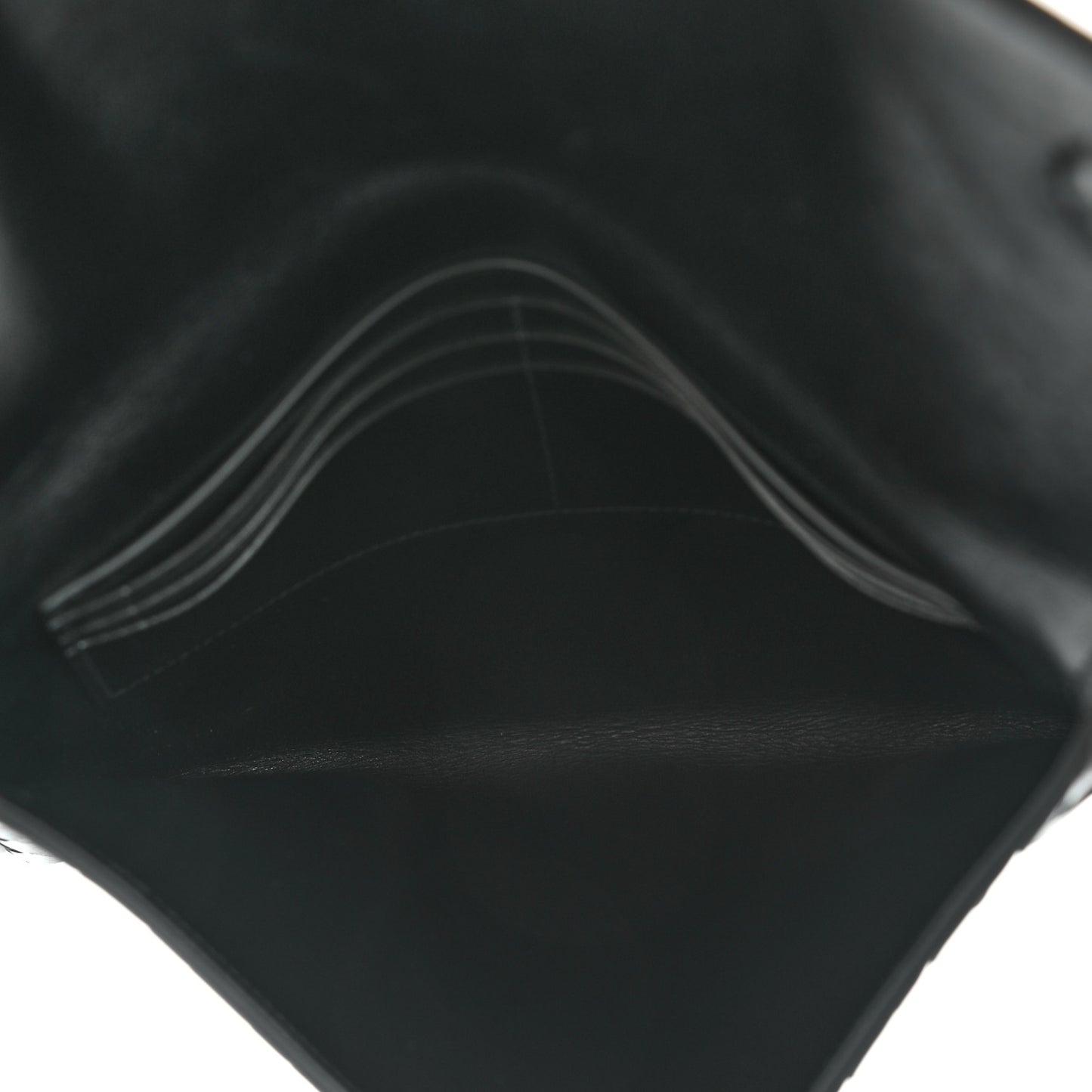 Nappa Intrecciato Flap Pouch Black