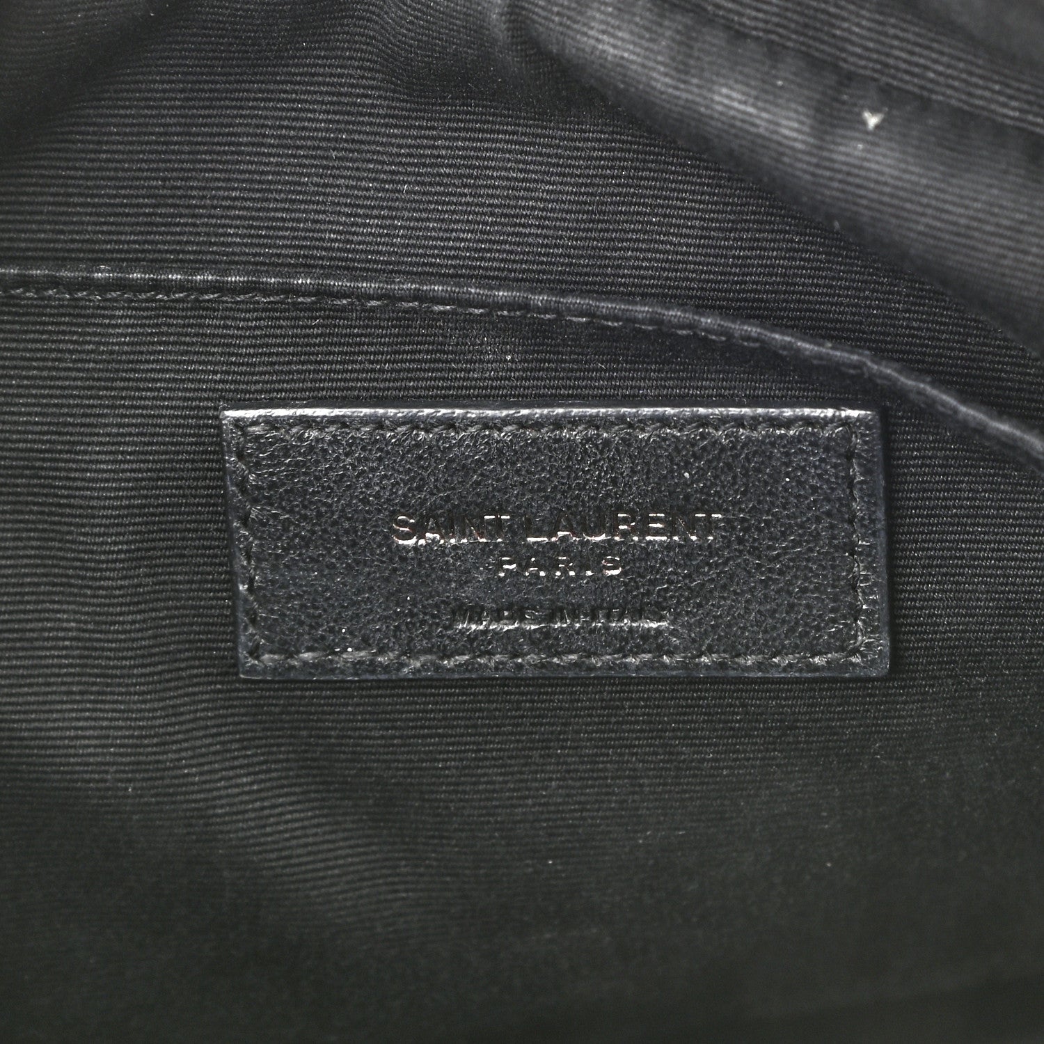 Saint Laurent Calfskin Matelasse Monogram Lou Camera Bag Sea Pebble 6 of 12