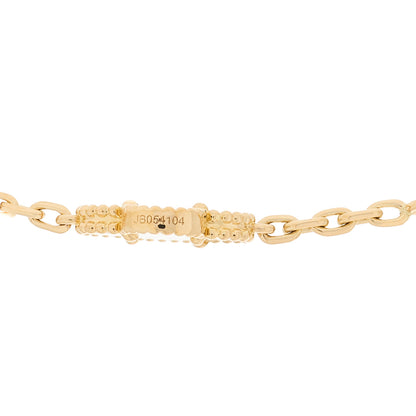 Van Cleef & Arpels 18K Yellow Gold Mother of Pearl 10 Motifs Vintage Alhambra Necklace 9 of 12