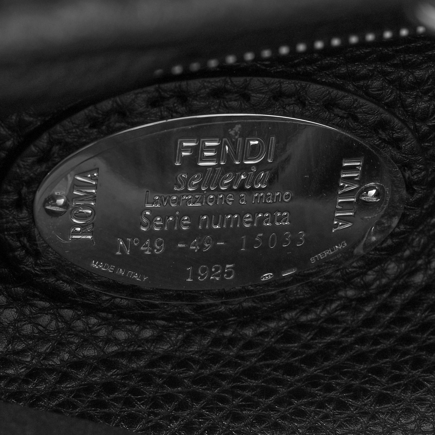Cuoio Romano Selleria Monster Eyes Large Peekaboo Iconic Fit Satchel Black