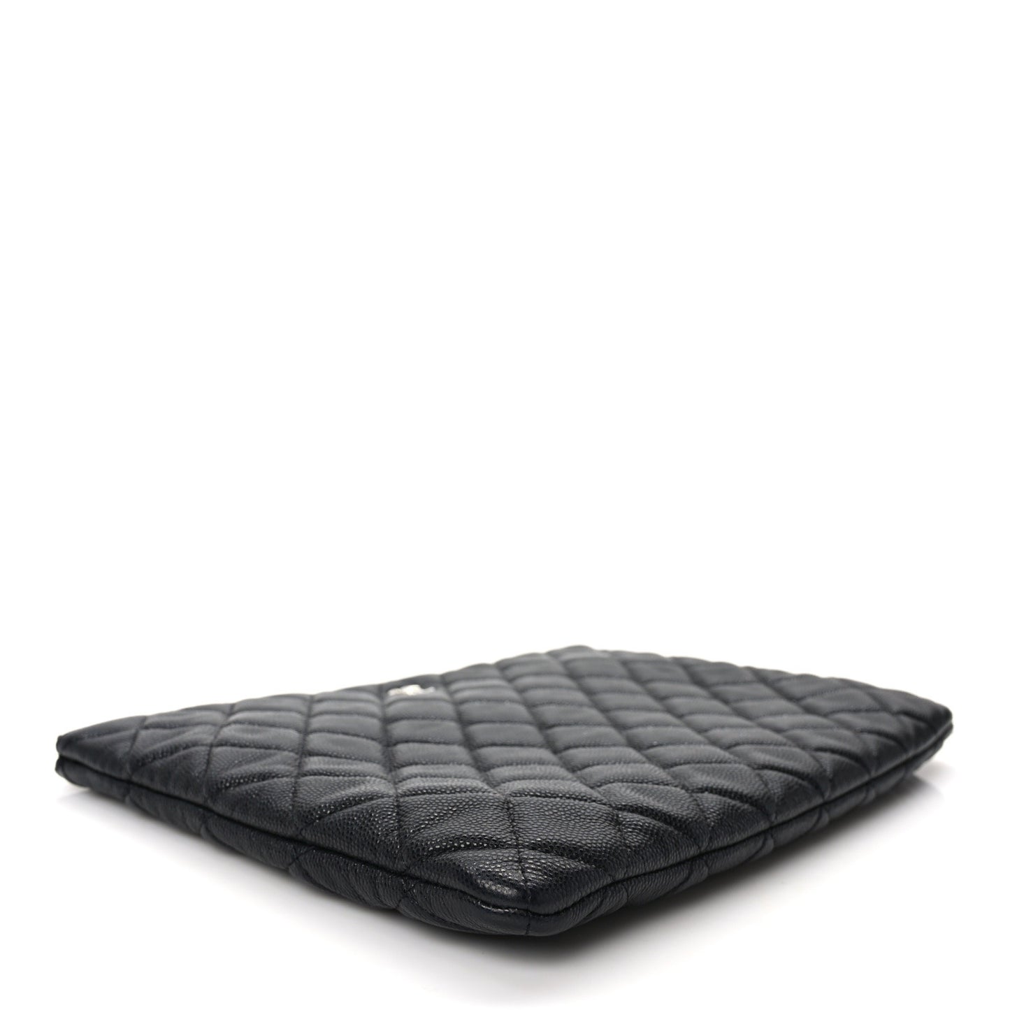 Caviar Quilted Medium Cosmetic Case Black