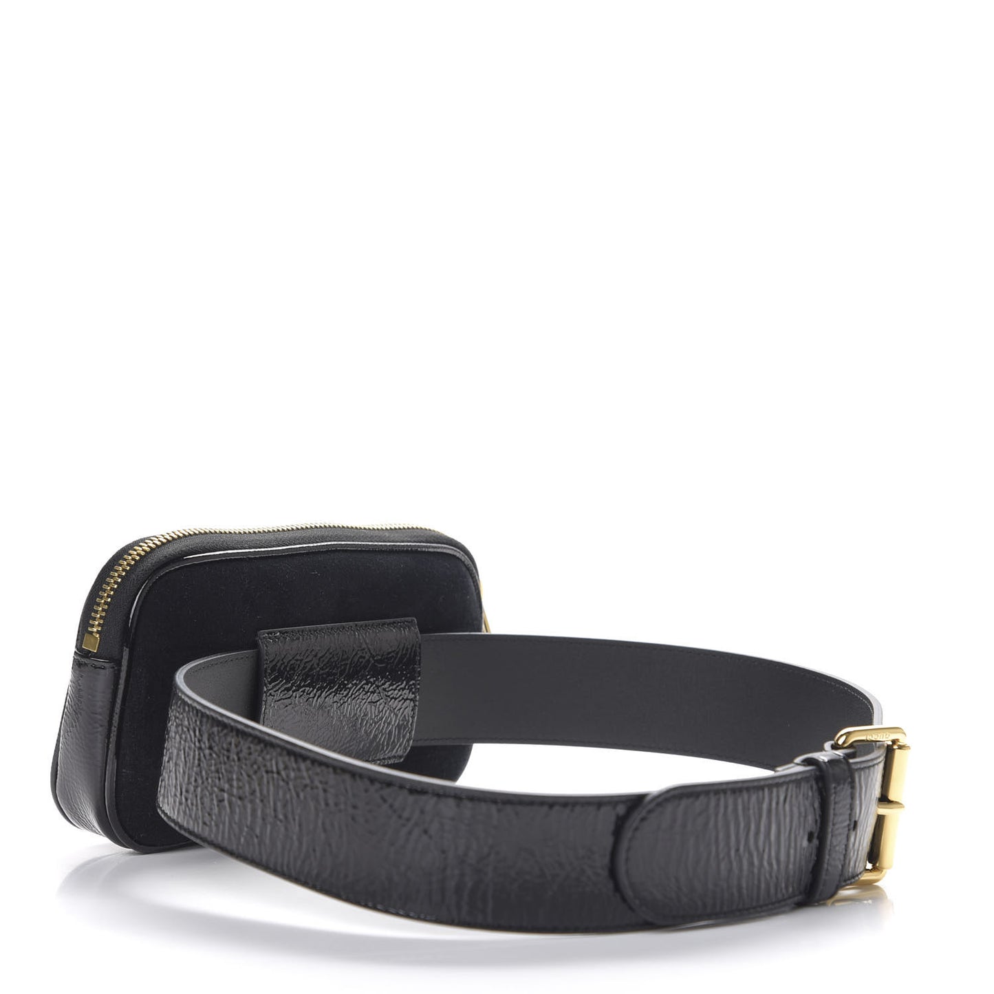 Suede Patent Ophidia Belted iPhone Case 75 30 Black