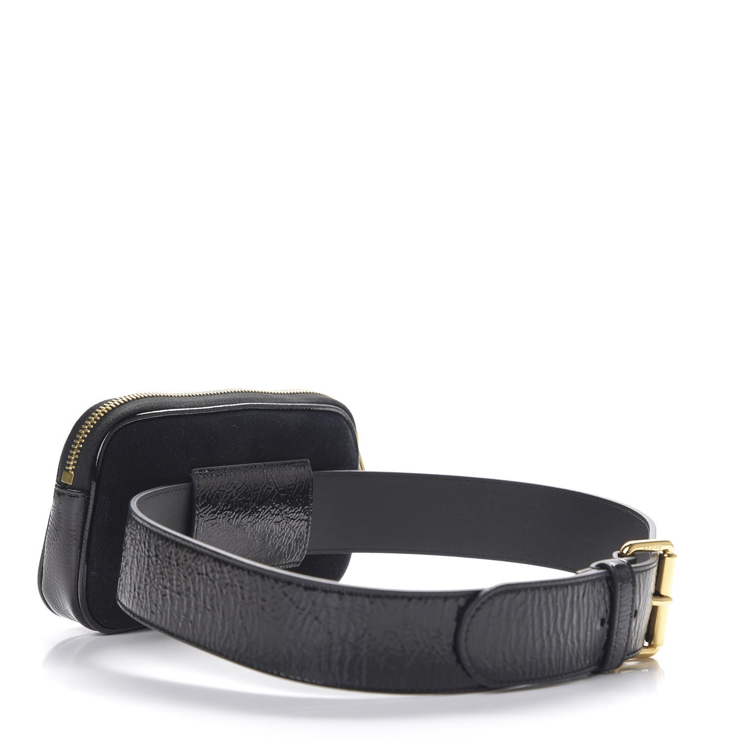 Gucci Suede Patent Ophidia Belted iPhone Case 75 30 Black 2 of 8