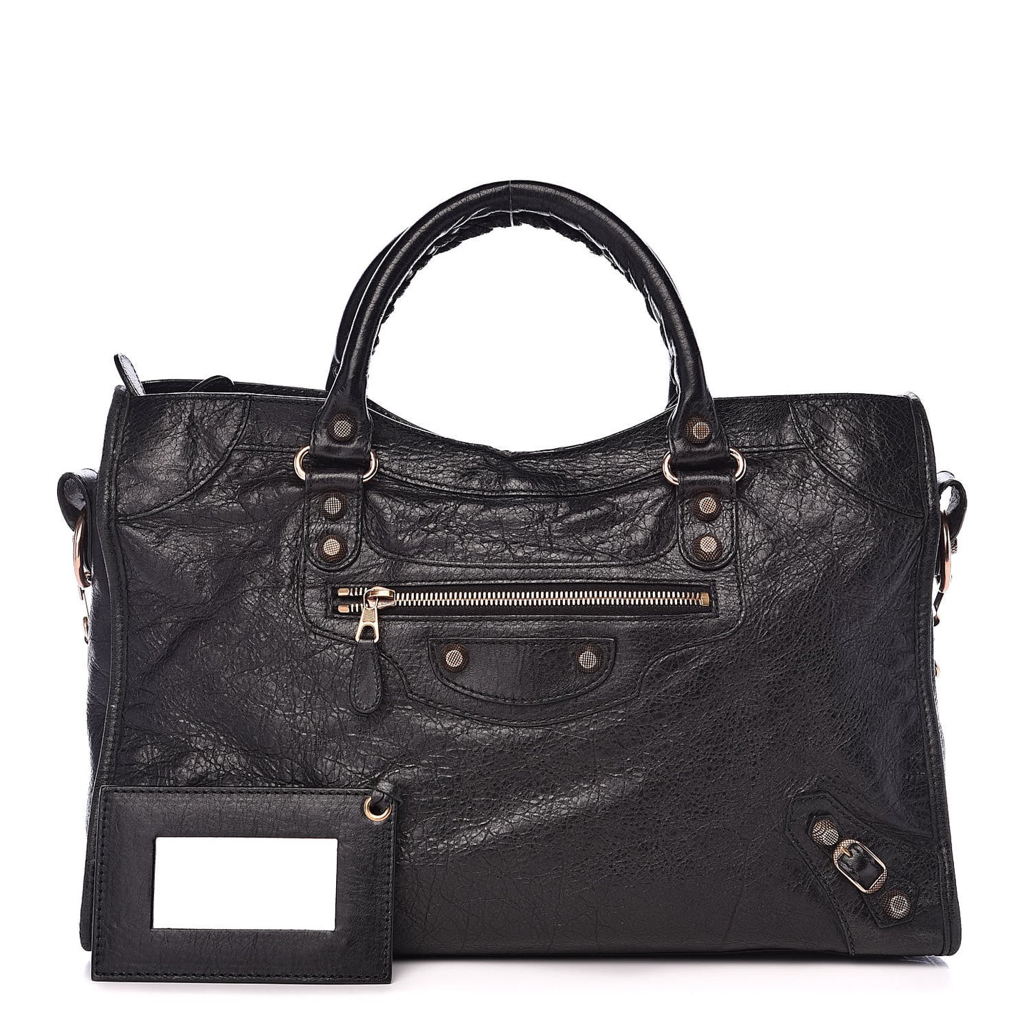 Agneau Giant 12 Rose Gold Hardware City Black