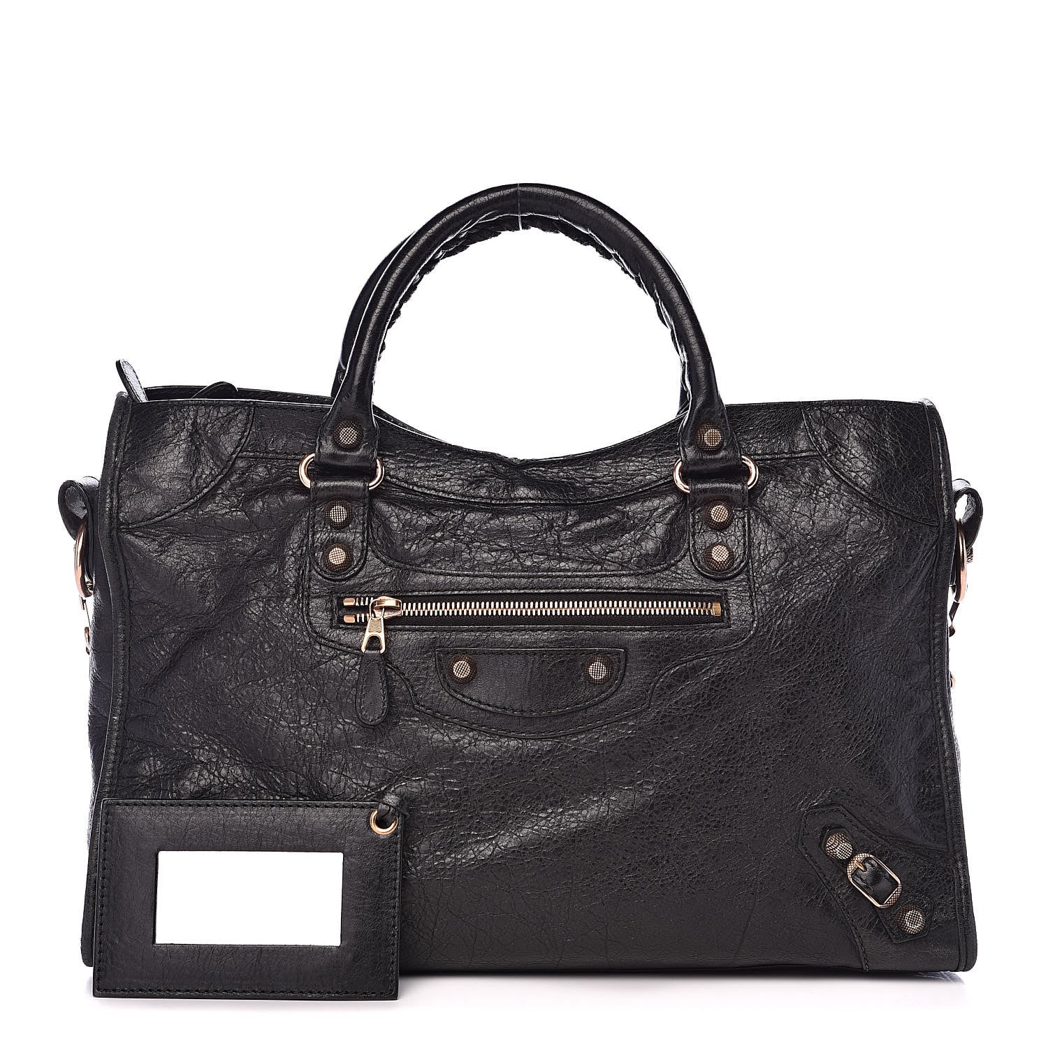 Balenciaga Agneau Giant 12 Rose Gold Hardware City Black 1 of 17