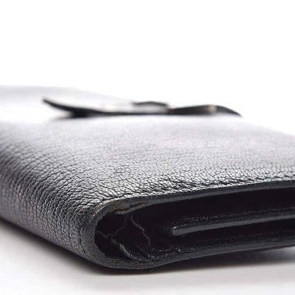 Hermes Chevre Mysore Tri-Fold Bearn Wallet Black 12 of 12