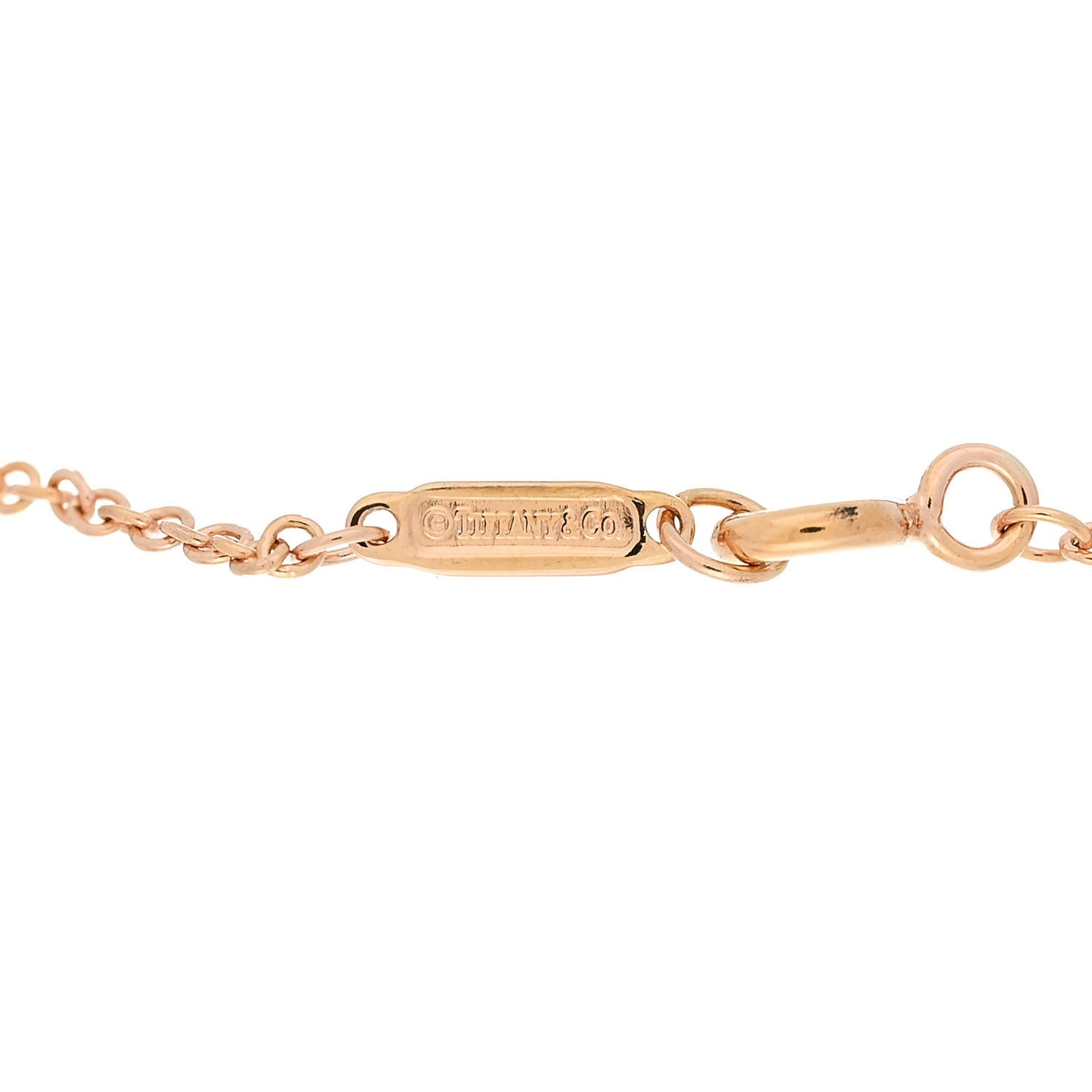 18K Rose Gold Diamond Atlas Bar Pierced Bracelet