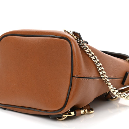Chloe Suede Calfskin Mini Faye Backpack Tan 10 of 10