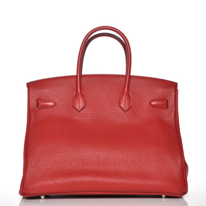 Hermes Togo Birkin 35 Rouge Casaque 4 of 29