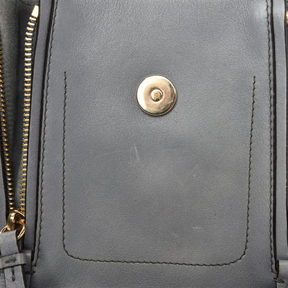 Chloe Suede Calfskin Mini Faye Backpack Airy Grey 11 of 14