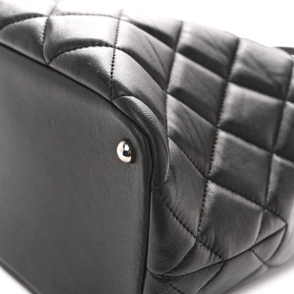 Chanel Lambskin Quilted Chic and Soft Shopping Tote Black 12 of 13