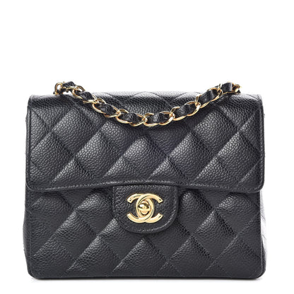 Chanel Caviar Quilted Mini Square Flap Black 1 of 9