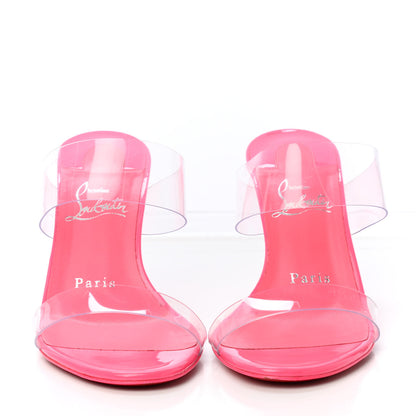 Christian Louboutin Patent PVC Just Nothing 85 Sandals 36 Magnifique 2 of 4