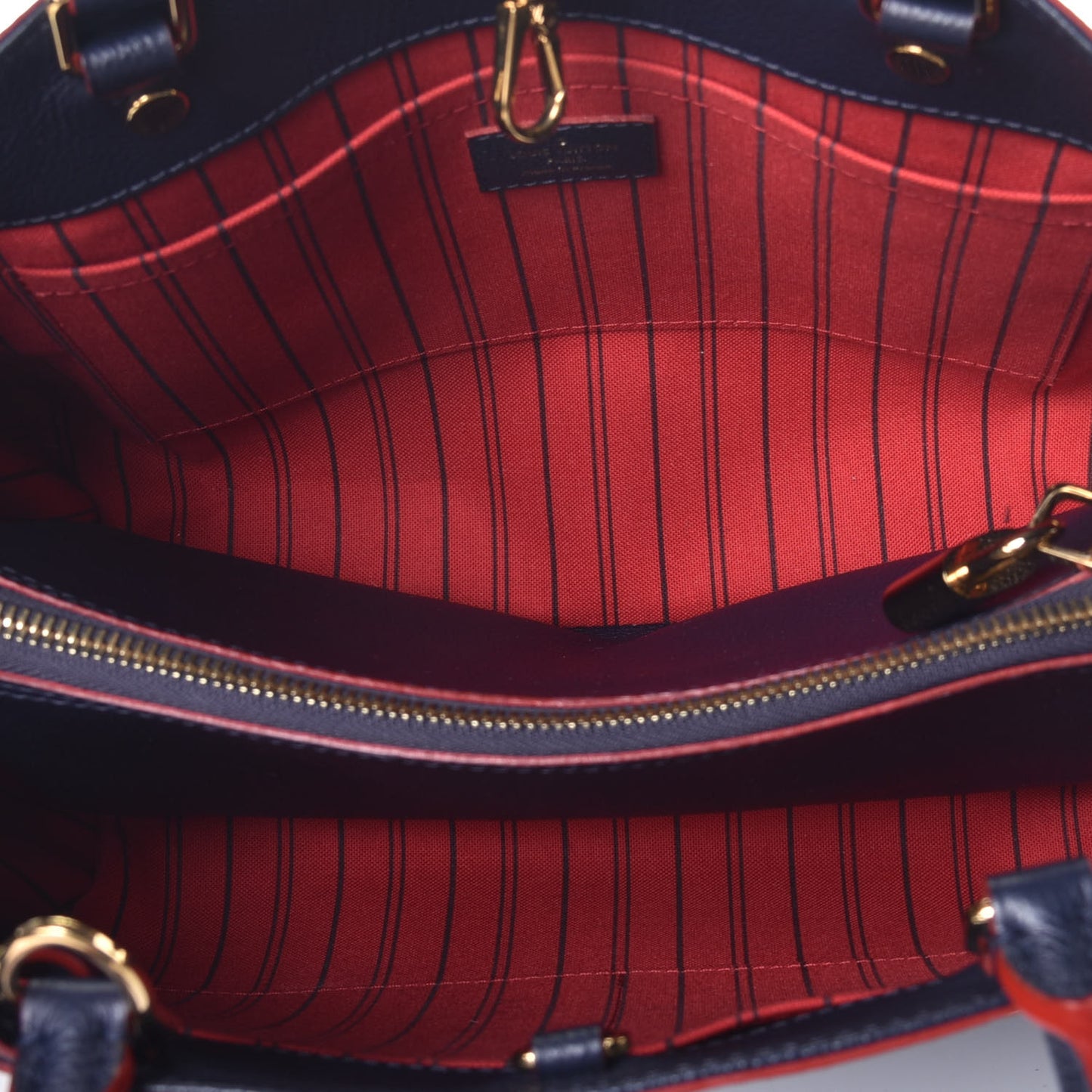 Empreinte Montaigne MM Marine Rouge