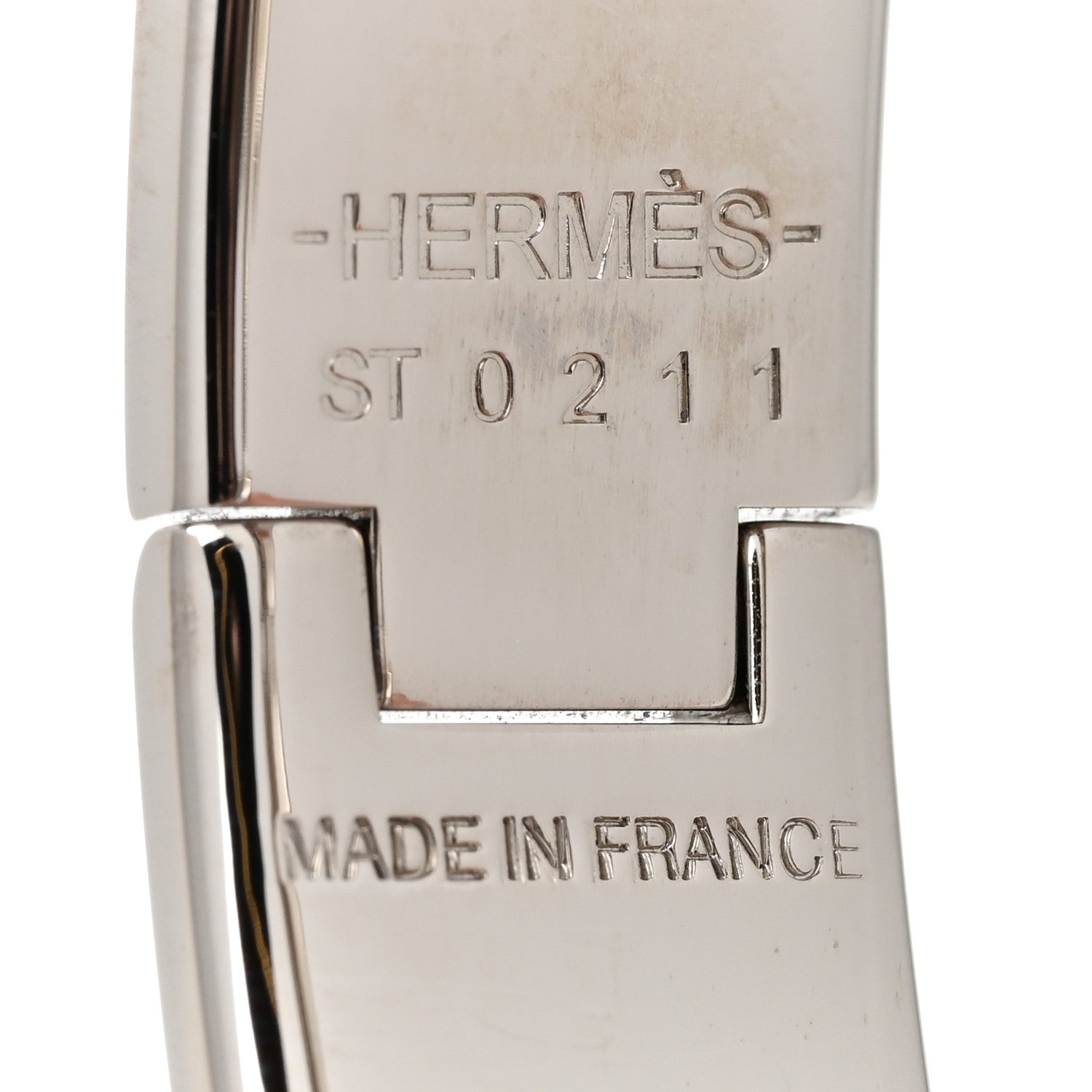 Hermes Enamel Narrow Clic Clac H Bracelet PM Rose Dragee 4 of 5
