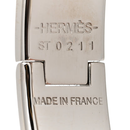 Hermes Enamel Narrow Clic Clac H Bracelet PM Rose Dragee 4 of 5