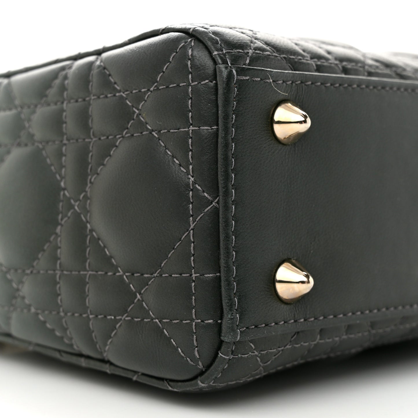 Lambskin Cannage Gradient Small My ABCDior Lady Dior Grey