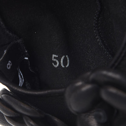 Chanel Lambskin Camellia Fingerless Gloves 8 Black 5 of 5