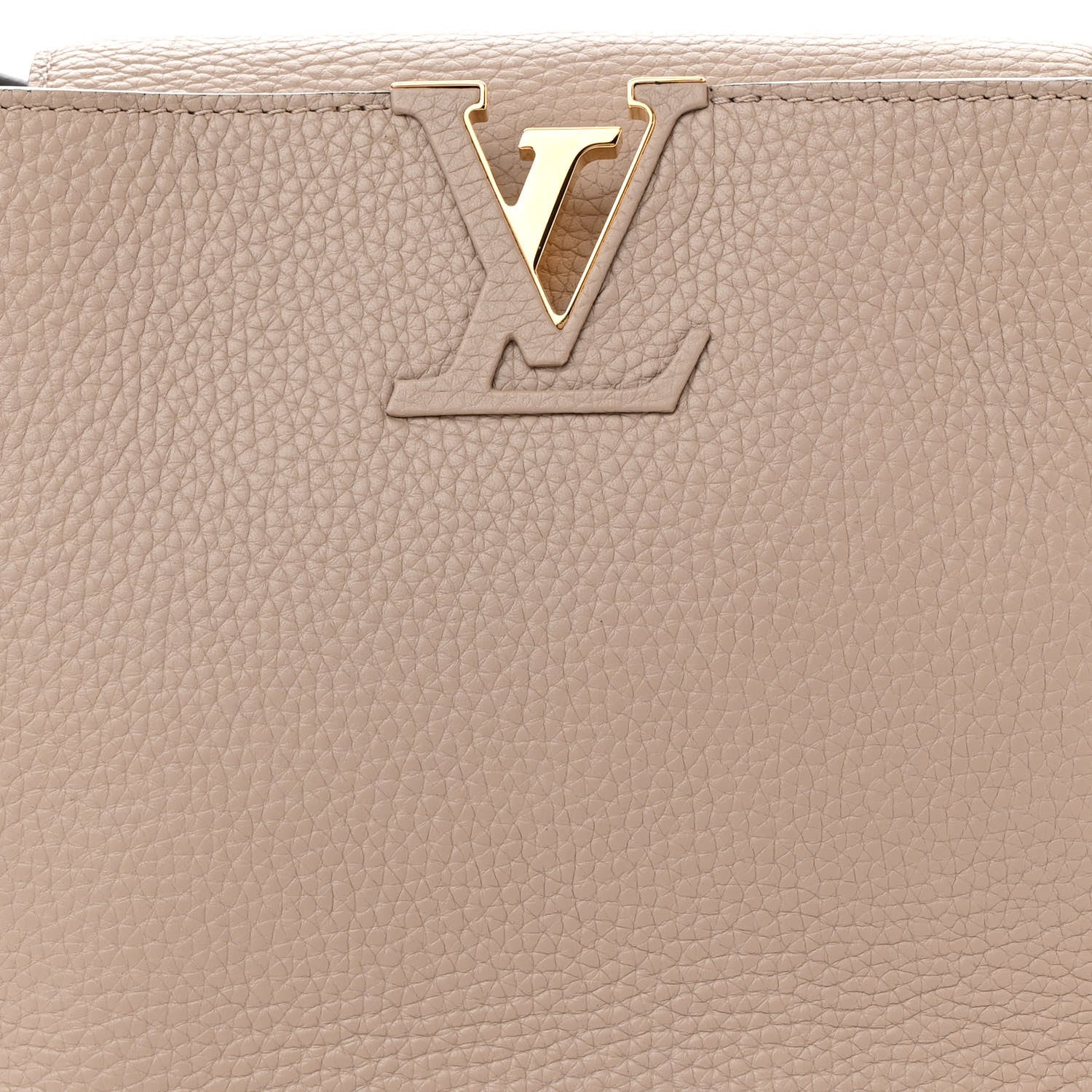 Louis Vuitton Taurillon Capucines MM Galet 8 of 12