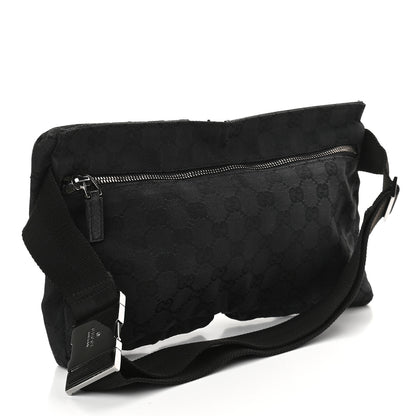 Gucci GG Monogram Double Pocket Belt Bag Black 3 of 10