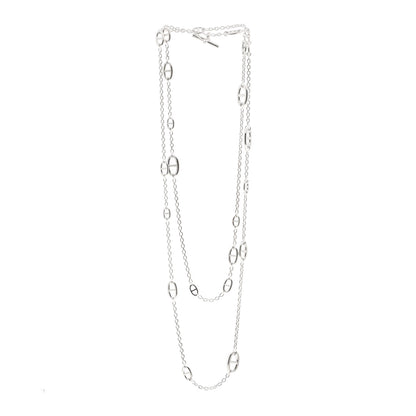 Hermes Sterling Silver Farandole Necklace 160 3 of 6