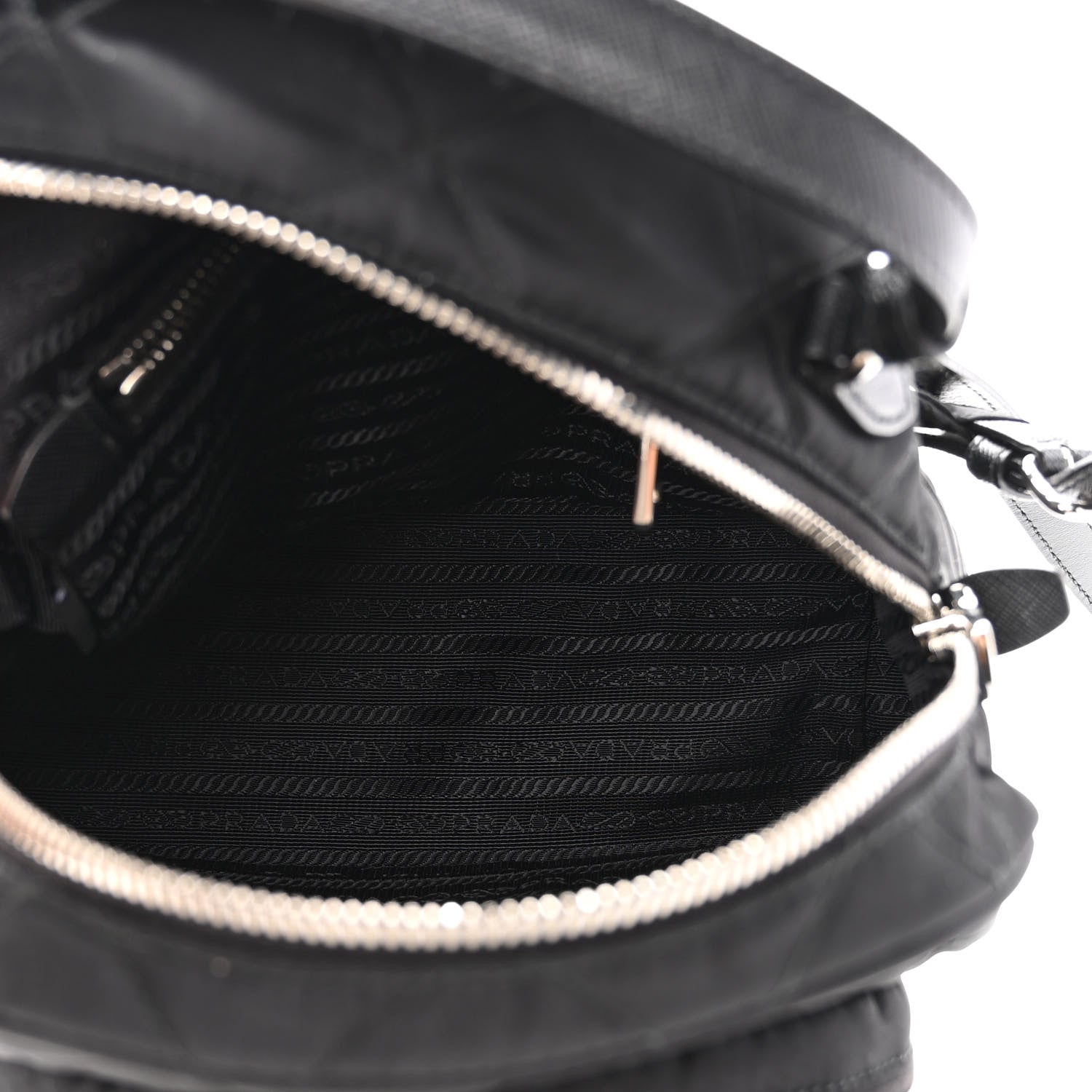Prada Nylon Tessuto Impuntu Quilted Backpack Black 5 of 10