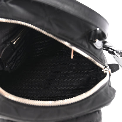 Prada Nylon Tessuto Impuntu Quilted Backpack Black 5 of 10