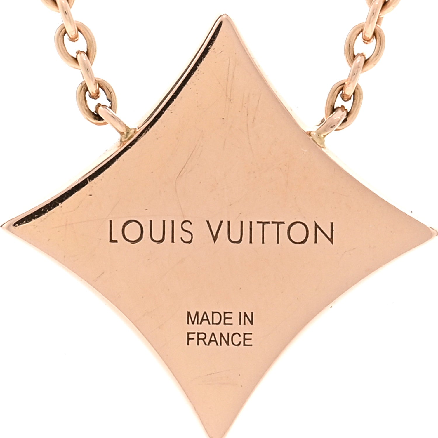 Louis Vuitton 18K Pink Gold Mother Of Pearl Blossom Pendant Necklace 4 of 5
