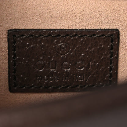 Gucci Monogram Jumbo GG Textured Dollar Calfskin Embroidered Super Mini Dionysus Shoulder Bag Camel Ebony New Acero Multicolor 6 of 10