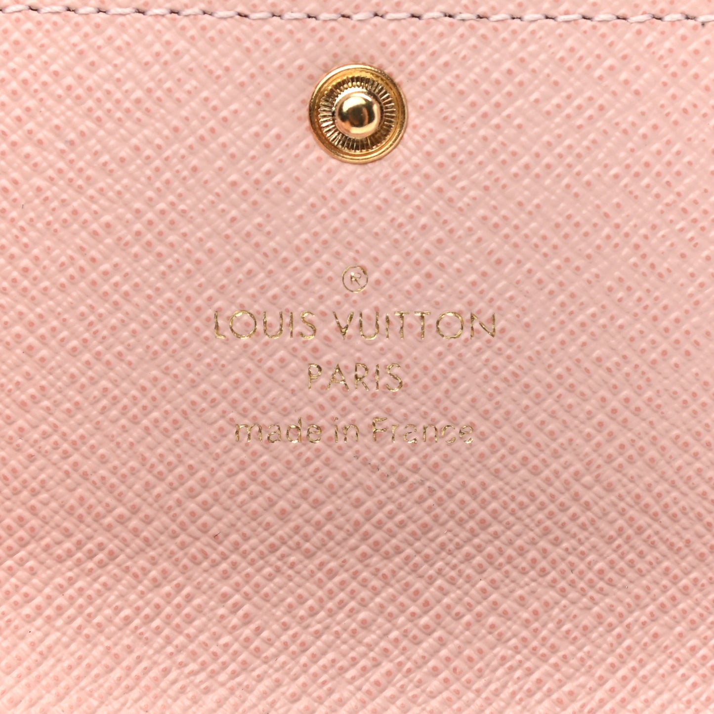 Damier Ebene Multicles 6 Key Holder Rose Ballerine