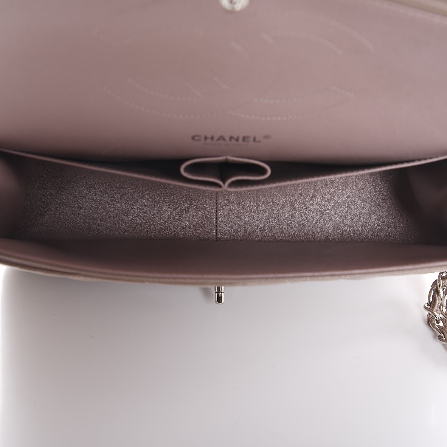 Chanel Caviar Quilted Jumbo Double Flap Taupe 5 of 7