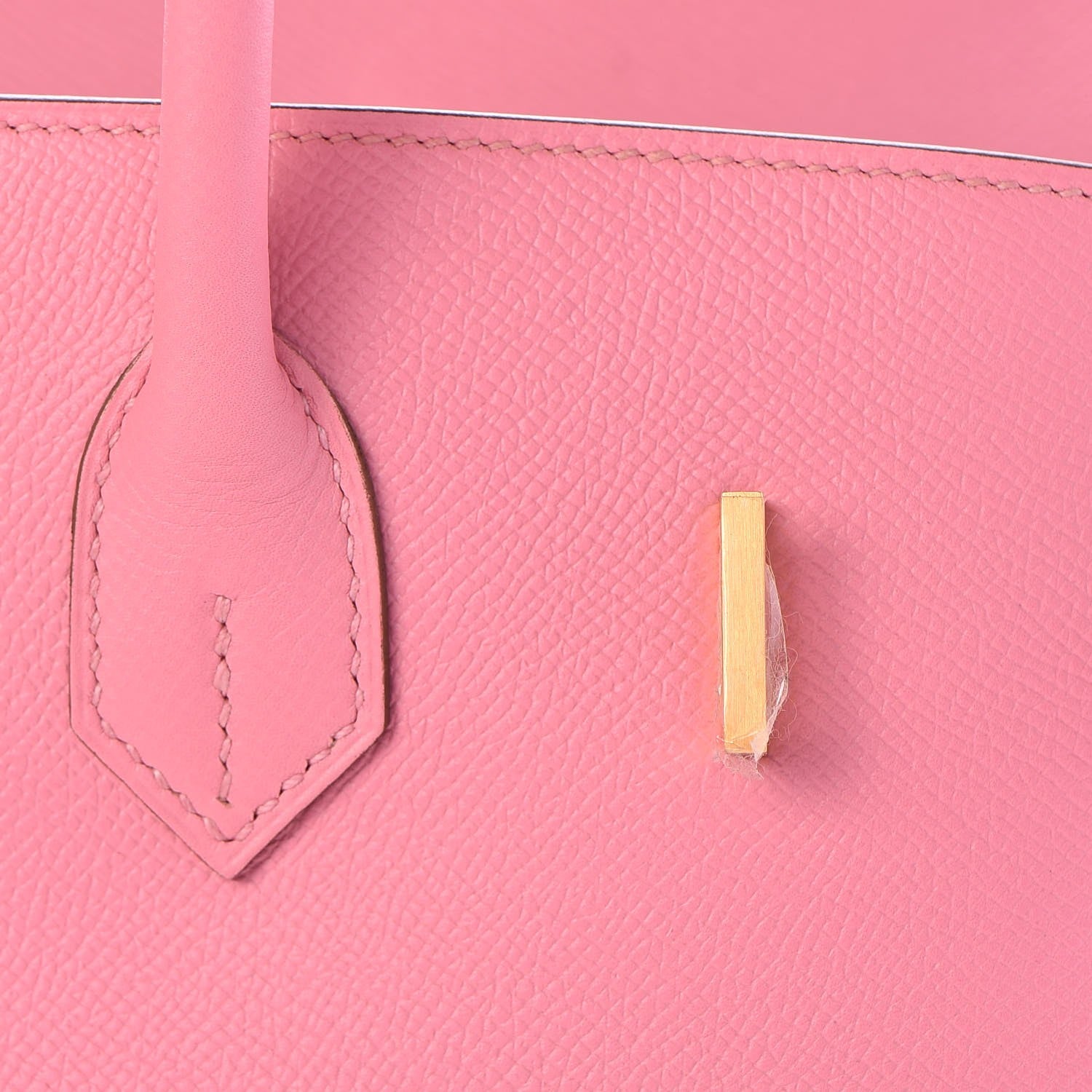 Hermes Epsom Horseshoe Birkin 35 Rose Confetti Gris Perle 25 of 34