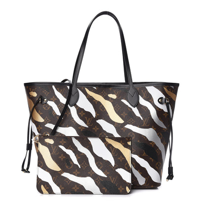 Louis Vuitton X LOL Monogram Neverfull MM Gold Silver 1 of 12