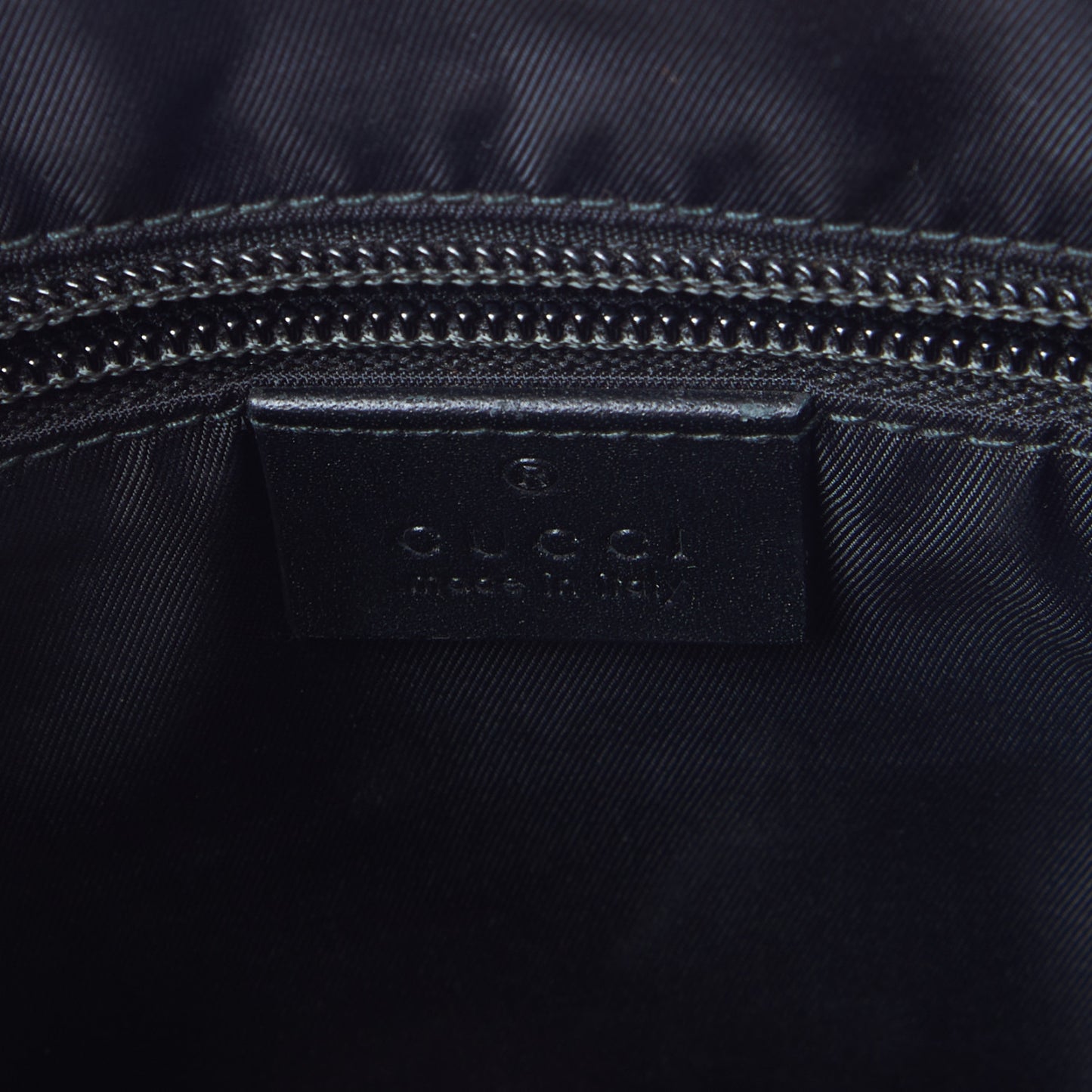 GG Supreme Monogram Web Messenger Bag Black