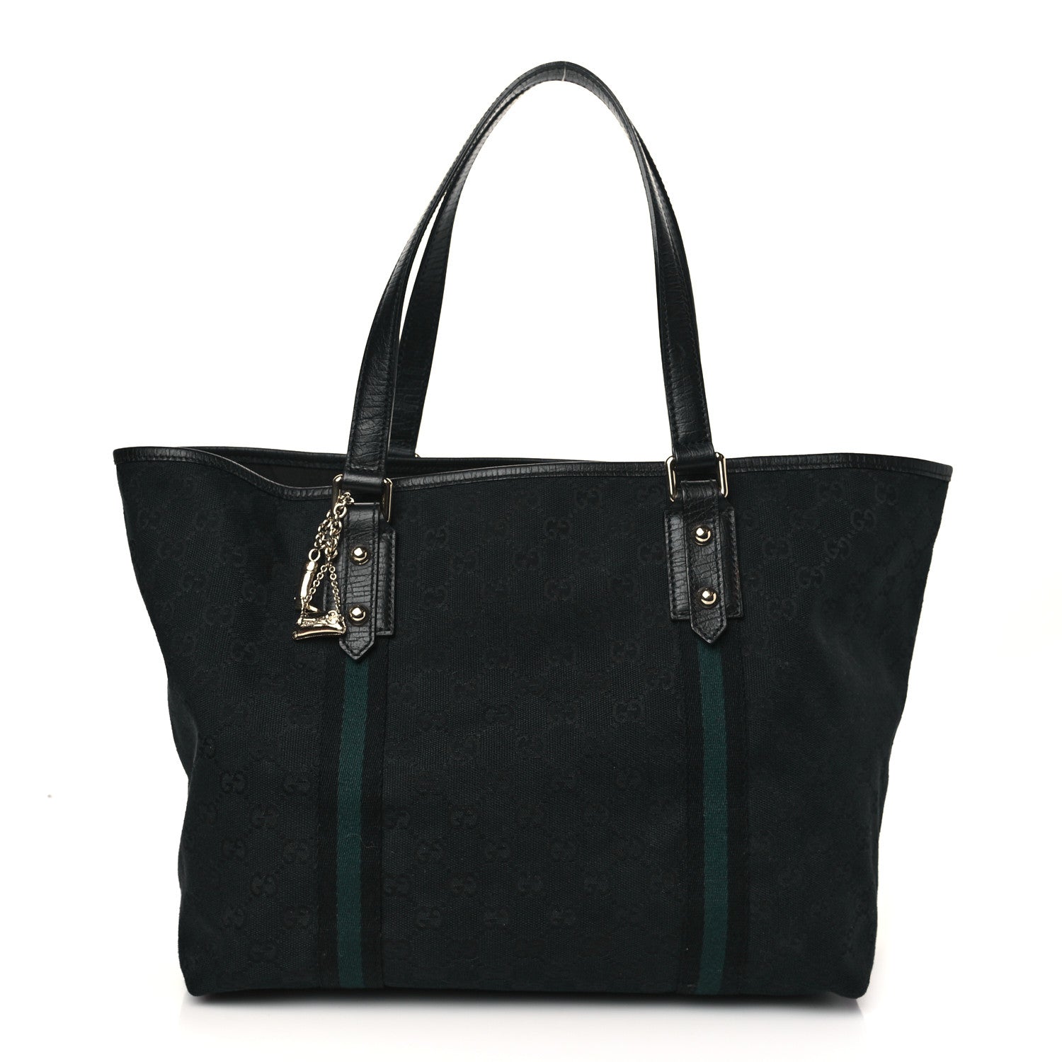 Gucci Monogram Large Jolicoeur Tote Black 1 of 10
