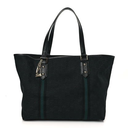 Gucci Monogram Large Jolicoeur Tote Black 1 of 10
