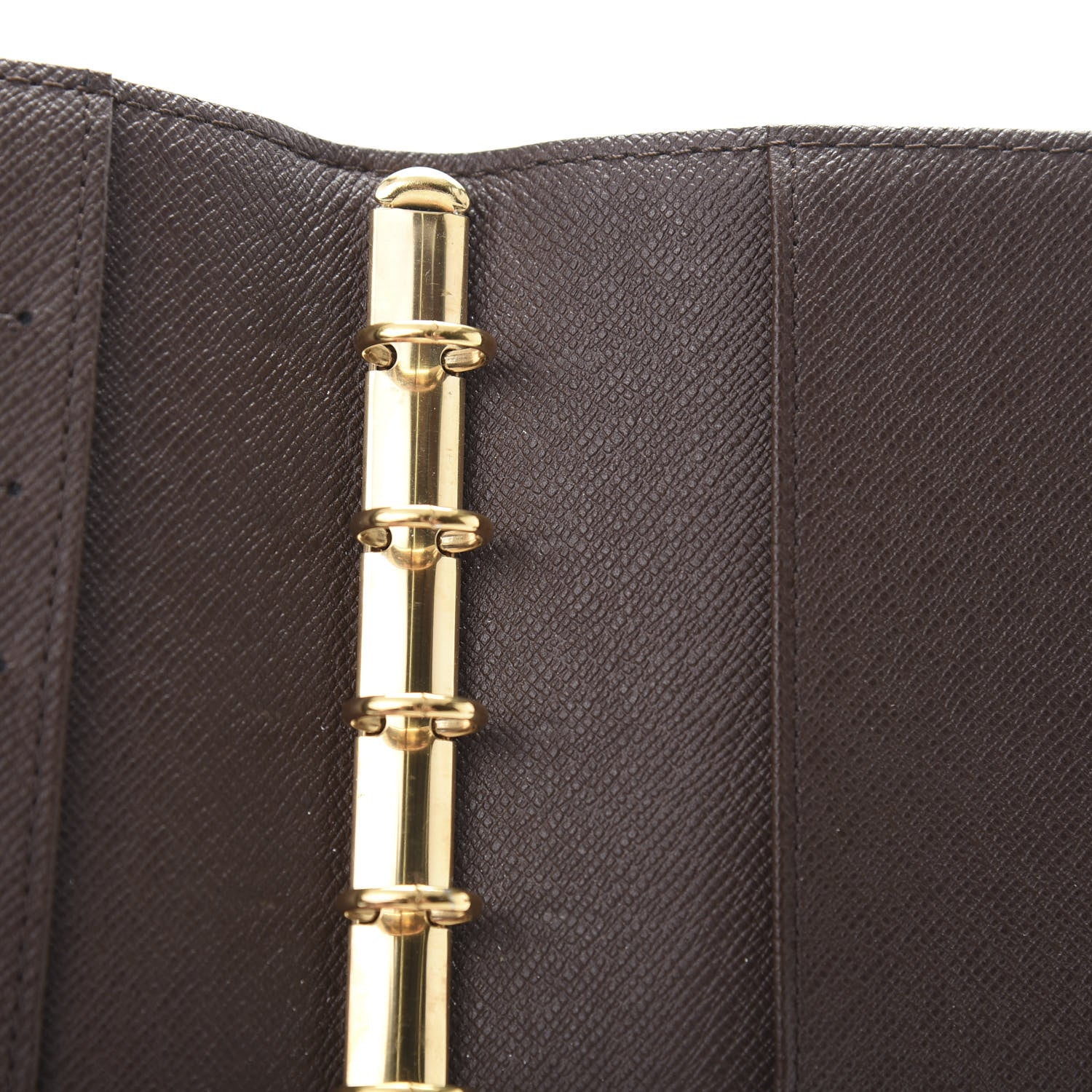 Louis Vuitton Damier Ebene Small Ring Agenda Cover 8 of 9