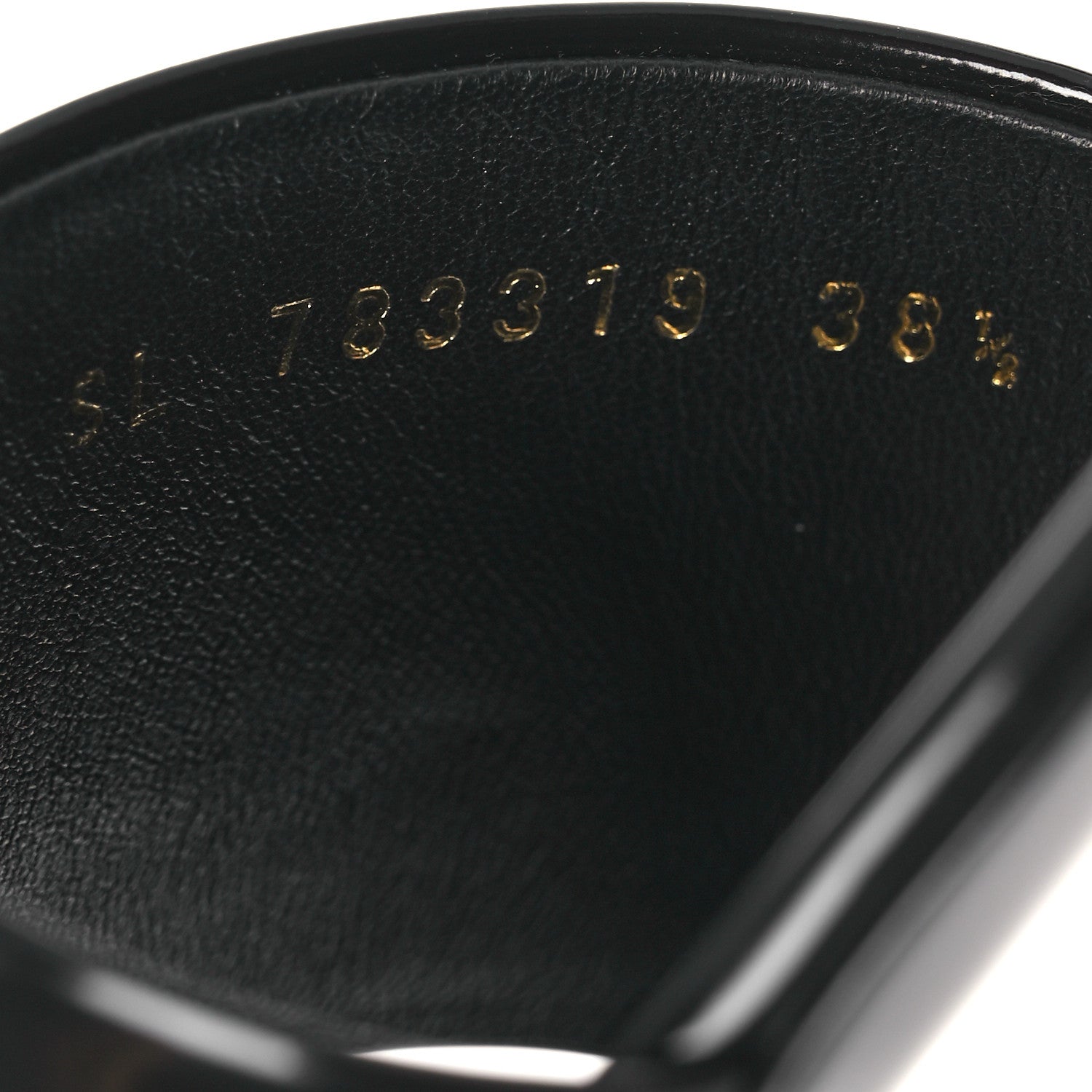 Saint Laurent Patent Calfskin Carlyle Slide Sandals 38.5 Black 10 of 11