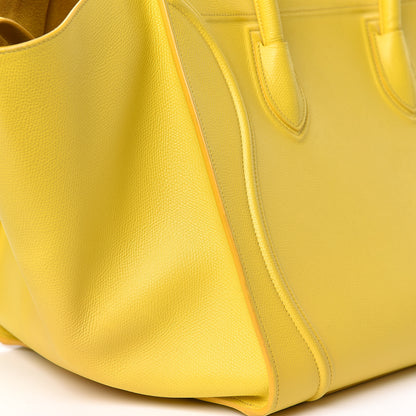 Celine Grained Calfskin Medium Phantom Luggage Yellow 23 of 28