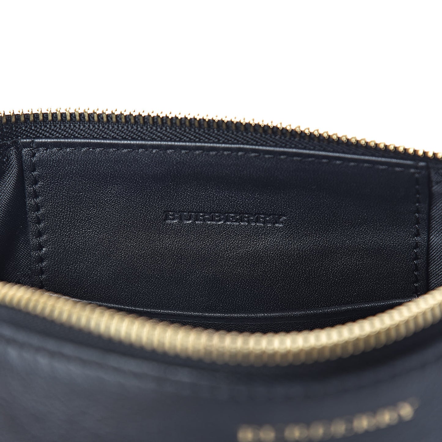 Horseferry Check Peyton Crossbody Clutch Bag Black