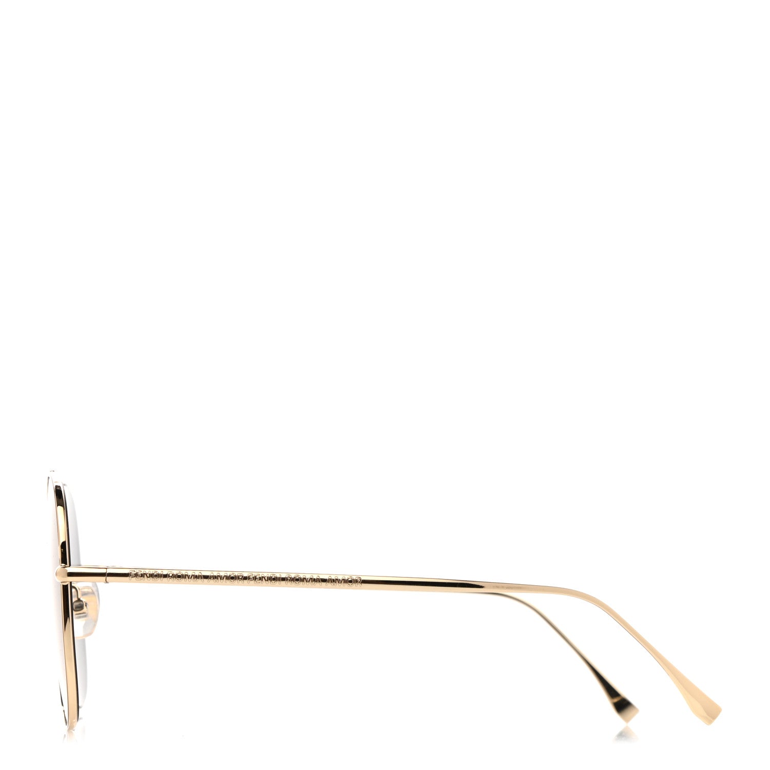 Fendi Metal Aviator Sunglasses FF 0378/G/S Black 3 of 8