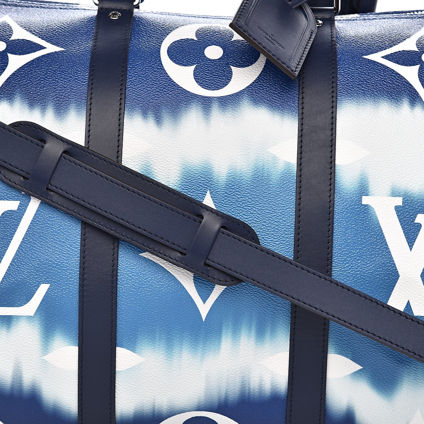 Monogram Escale Keepall Bandouliere 50 Blue